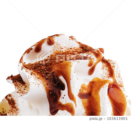 Delicious Cup of Mocha with whipped cream 103613901