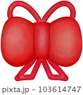 Bow watercolor painting 103614747