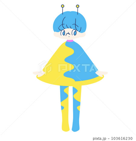 宇宙人の女の子（正面） 103616230
