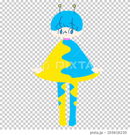 宇宙人の女の子（正面） 103616230