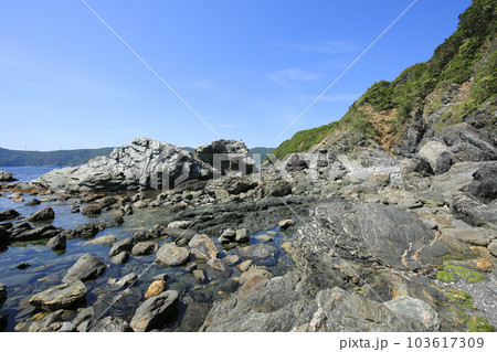 愛媛県伊方町　旧岬精錬所跡　海岸 103617309
