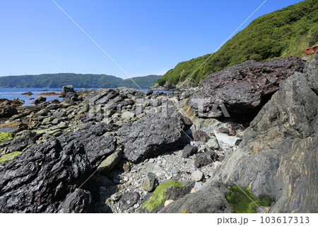 愛媛県伊方町 旧岬精錬所跡 海岸 愛媛県伊方町 旧岬精錬所跡 海岸 103617313