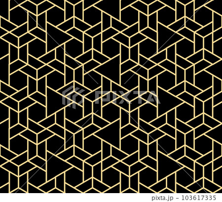 The geometric pattern with lines. Seamless - Stock Illustration