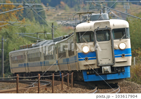 北陸本線　倶利伽羅ー津幡　JR西日本　475系　A13＋A18編成（金沢） 103617904