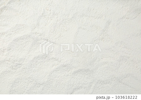 Pile of organic flour as background, top view 103618222