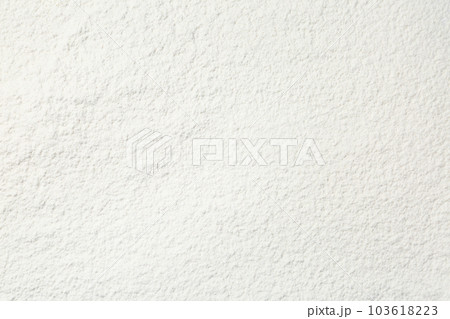 Pile of organic flour as background, top view 103618223