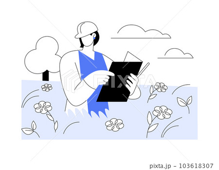 Study ecosystem biodiversity abstract concept vector illustration. Study ecosystem biodiversity abstract concept vector illustration. 103618307