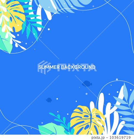 Summer sale banner design template. Vector illustration Summer sale banner design template. Vector illustration 103619719