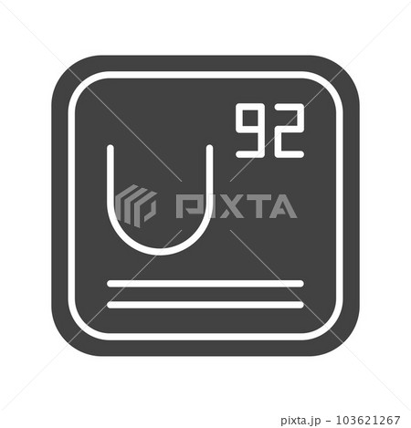 Uranium icon vector image. Uranium icon vector image. 103621267
