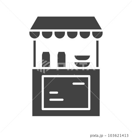 Stall icon vector image. 103621413