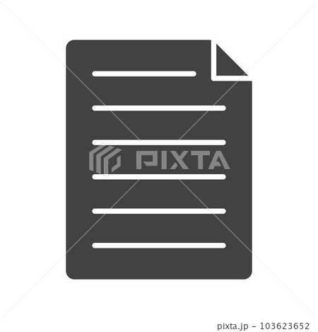 Paper icon vector image. 103623652
