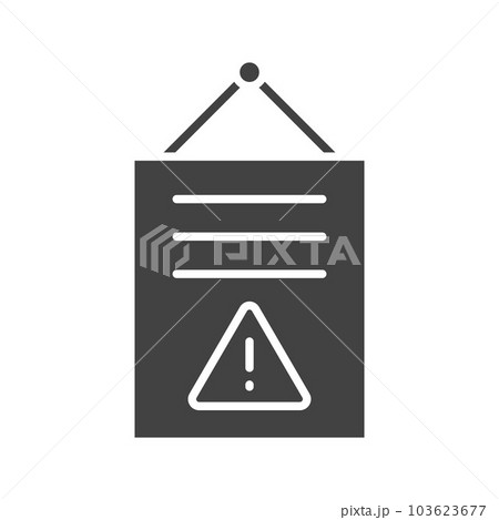 Notice icon vector image. Notice icon vector image. 103623677