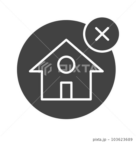 No House icon vector image. No House icon vector image. 103623689