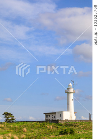 「青森県」鮫角灯台の風景 八戸市 「青森県」鮫角灯台の風景 八戸市 103623769