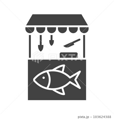 Fish Market icon vector image. Fish Market icon vector image. 103624388