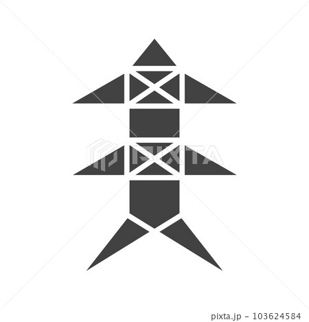 Electric Tower icon vector image. Electric Tower icon vector image. 103624584