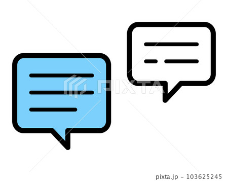 吹き出しのアイコン 103625245