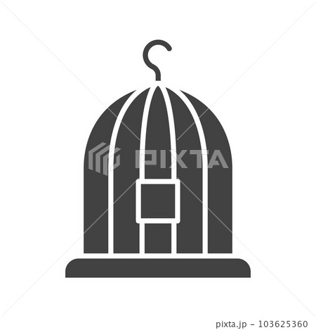 Birdcage icon vector image. 103625360