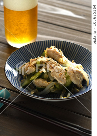 鶏ささみの和え物 鶏ささみの和え物 103625364