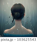 女性の静かなる雨への詩 103625543
