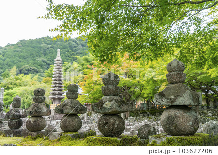 あだし野の念仏寺の石塔 103627206