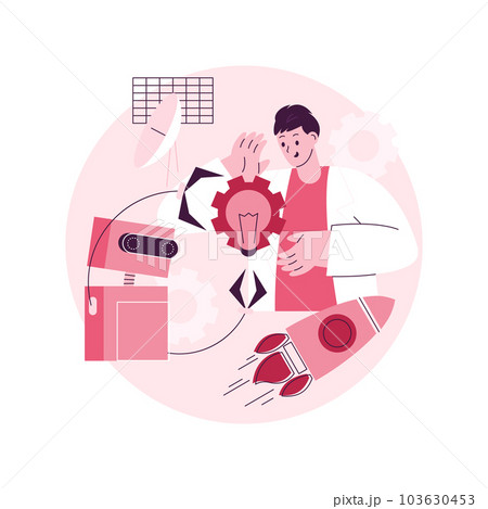 Technological revolution abstract concept vector illustration. Technological invention, ICT revolution, modern scientific innovations, machine learning progress, information era abstract metaphor. 103630453