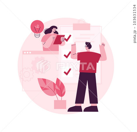 Business plan abstract concept vector illustration. Strategic business planning, creating financial plan, startup development, corporate marketing strategy, entrepreneur abstract metaphor. 103631534