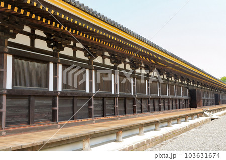 世界遺産　京都のお寺　漣華王院本堂（三十三間堂） 103631674