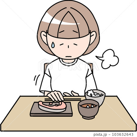 食欲がない女性 食欲がない女性 103632643