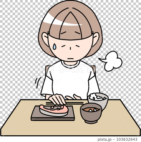 食欲がない女性 食欲がない女性 103632643