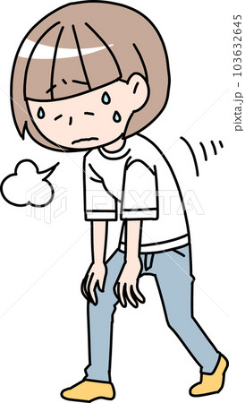 疲れている女性 103632645