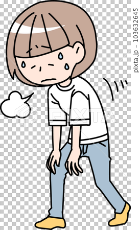 疲れている女性 103632645