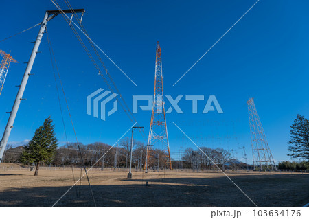 茨城県電波塔のある風景 103634176