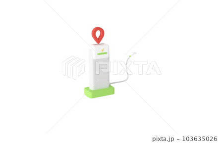 EV Electric Car stop on way road at Charging Station Location map pin Ecology refill Clean Power Battery ecology zero emission Concept isolated green background 3d rendering png EV Electric Car stop on way road at Charging Station Location map pin Ecology refill Clean Power Battery ecology zero emission Concept isolated green background 3d rendering png 103635026