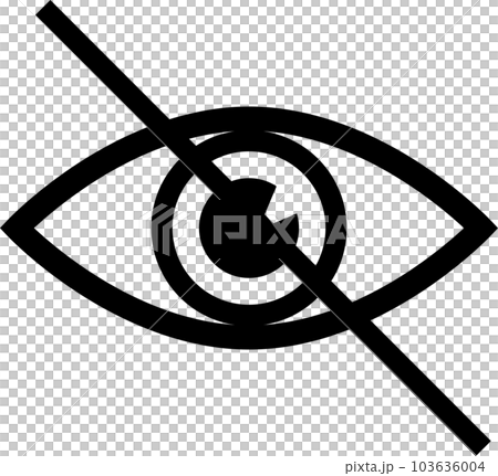 don't look sign iconのイラスト素材 [103636004] - PIXTA