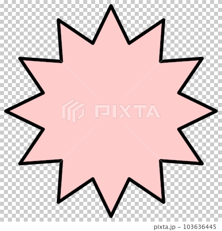 Simple and easy-to-use speech bubble 103636445