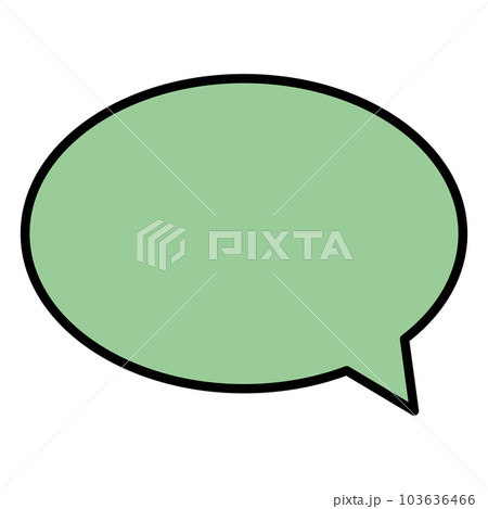 シンプルで使いやすい吹き出し 103636466