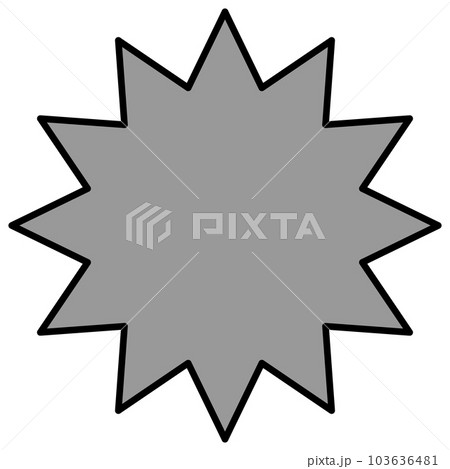 シンプルで使いやすい吹き出し 103636481