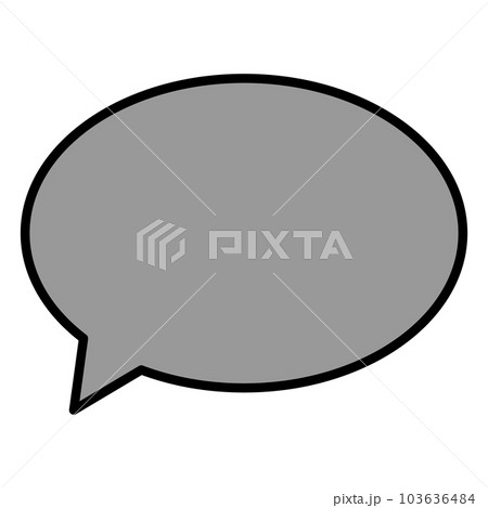 シンプルで使いやすい吹き出し シンプルで使いやすい吹き出し 103636484