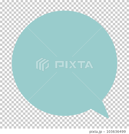 Simple and easy-to-use speech bubble 103636499