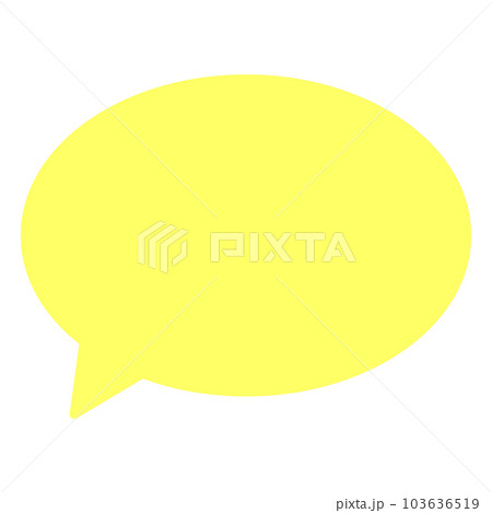 シンプルで使いやすい吹き出し 103636519