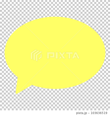 シンプルで使いやすい吹き出し 103636519