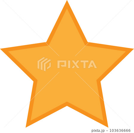 five-pointed star shape five-pointed star shape 103636666