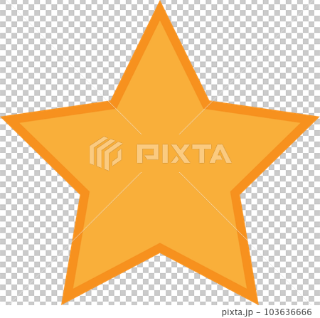 five-pointed star shape five-pointed star shape 103636666