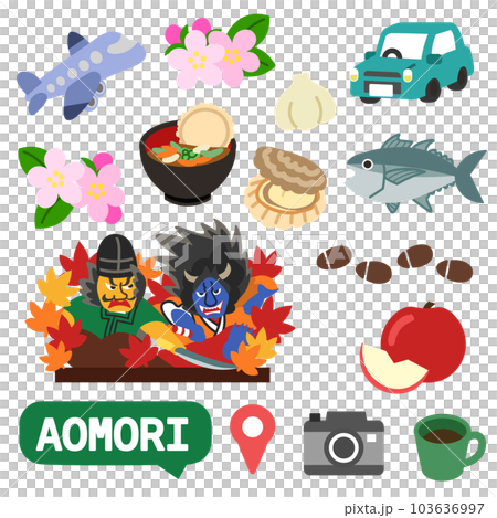 Aomori icon no line 103636997