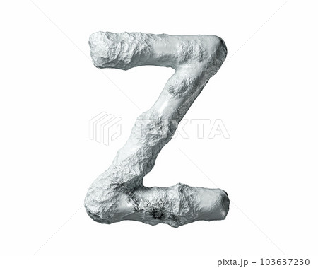 Letters made of rock and clay Letters made of rock and clay 103637230