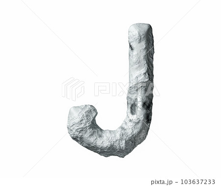 Letters made of rock and clay Letters made of rock and clay 103637233