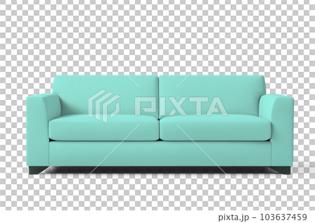 淺藍色沙發 103637459