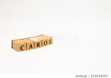 木のブロック 英単語 CAROL 木のブロック 英単語 CAROL 103638267