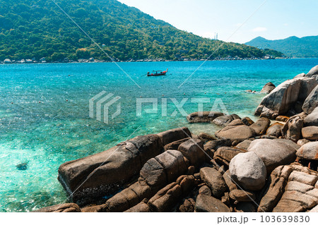 Beach and sea at Koh Tao, Thailand 103639830